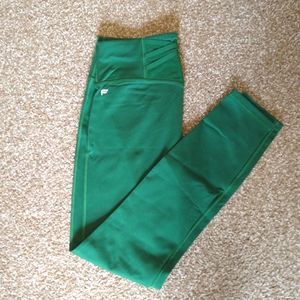 Fabletics green powerhold leggings